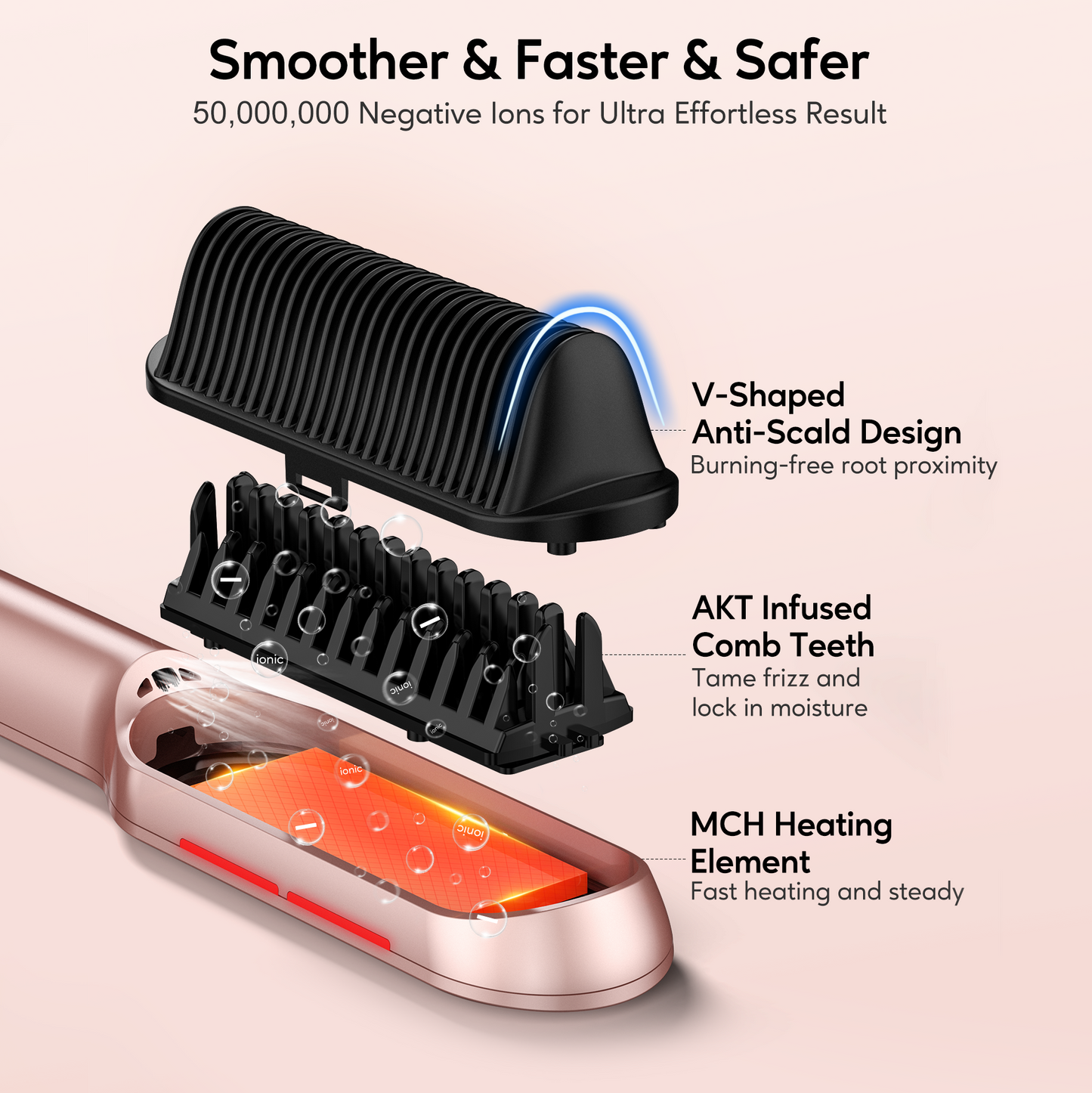 HAIR STRAIGHTENER BRUSH