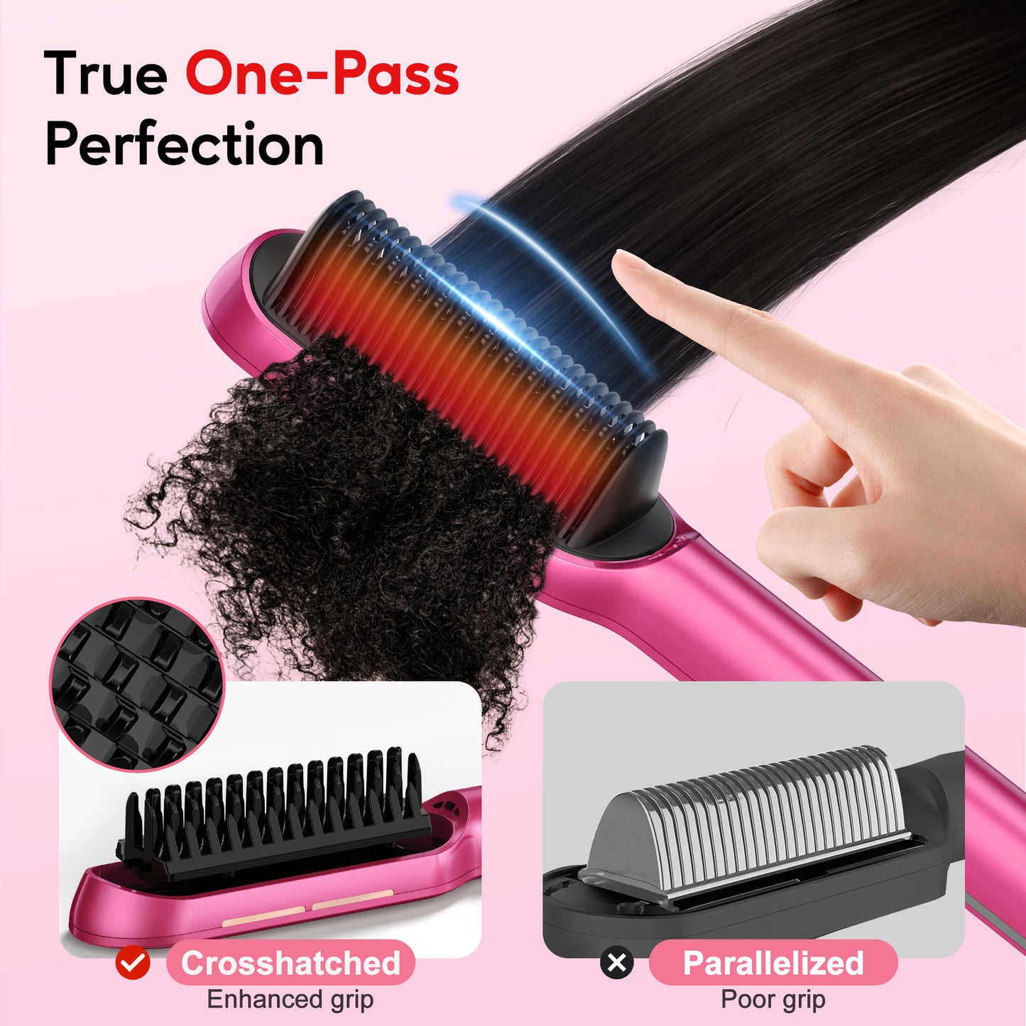 HAIR STRAIGHTENER BRUSH