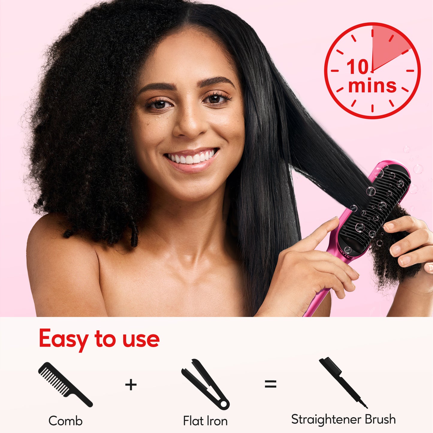 HAIR STRAIGHTENER BRUSH