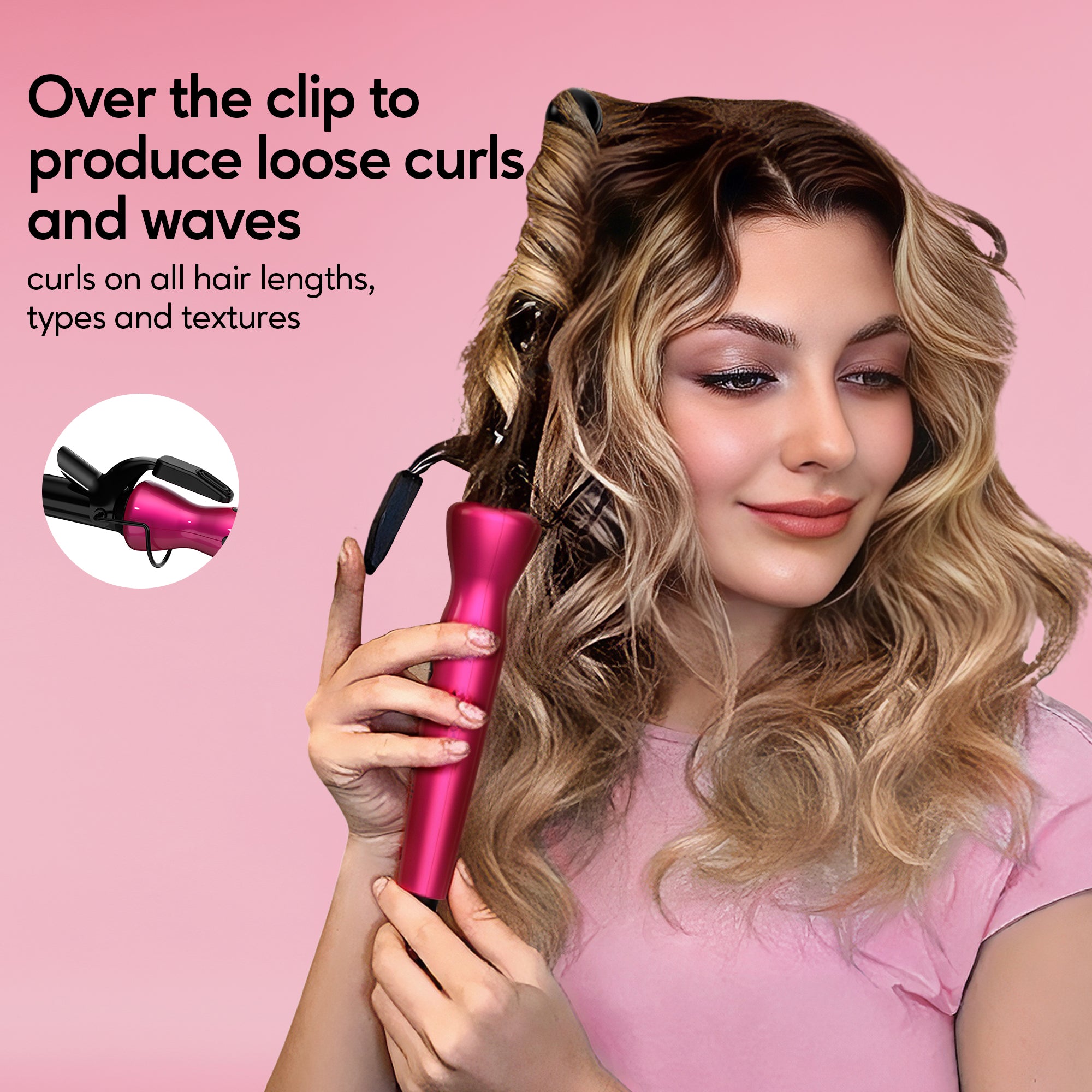 Bubble curling clearance iron results