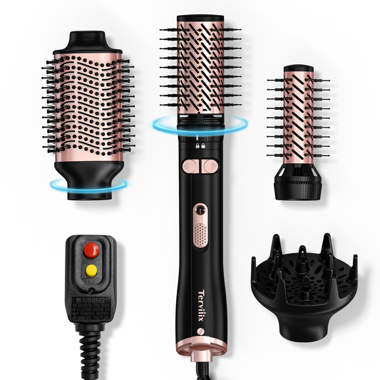 Rotating Blow Dryer Brush Set