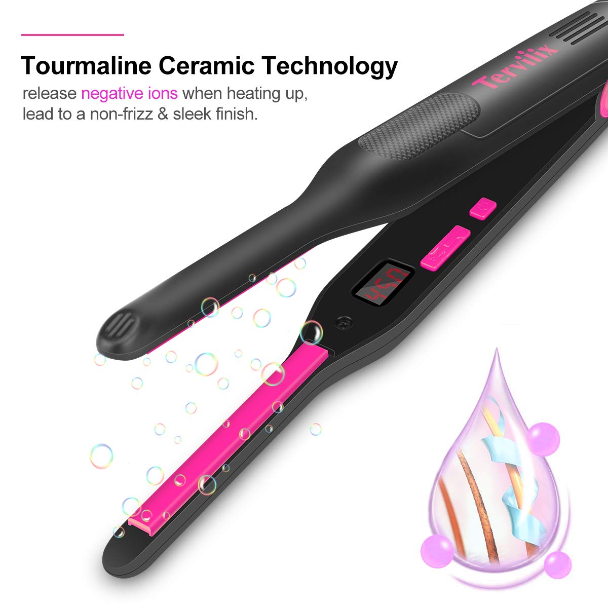 Pencil top hair straighteners