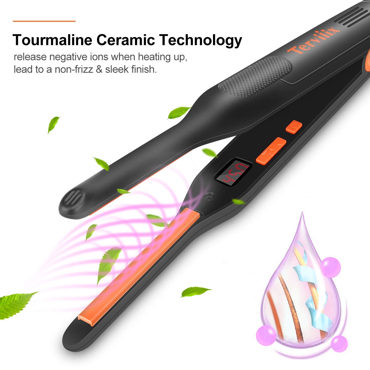 Short clearance flat iron